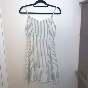 Spaghetti strap white dress (Medium)